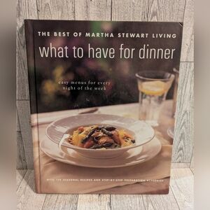 Martha Stewart Living Cookbook - White and Brown Cover